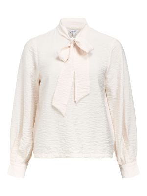 Object objjacira l/s re bow shirt white sand