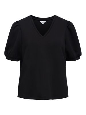 Object objandrea s/s re v-neck top noos black