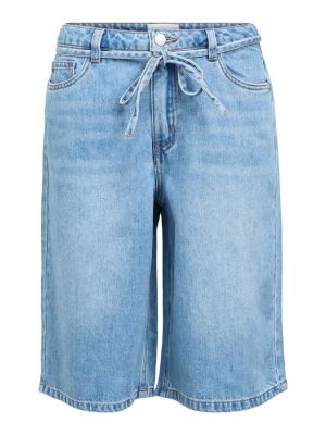 Object objrosie denim long shorts light blue denim