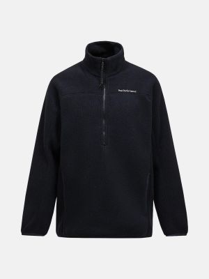 Peak Performance fleece half zip black