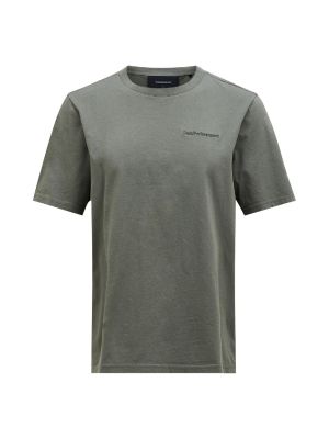 Peak performance orig small logo tee pine needle