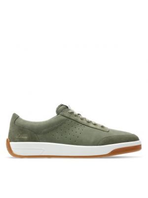 Clarks 26156518 Hero Air Lace Olive Suede