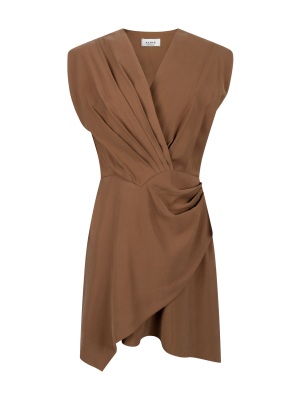 Aaiko dress Leny tencel ten hazelnut