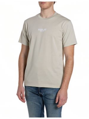 Replay t-shirt m3347 2660 taupe