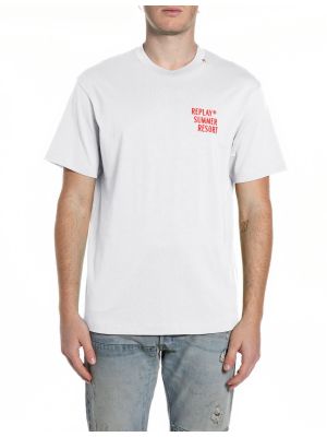 Replay t-shirt m3378 23608p wit