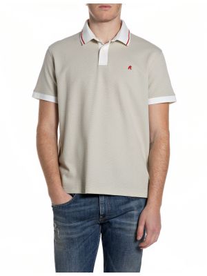 Replay polo m3435 23966 taupe
