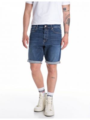Replay rbj981y denim short dark blue