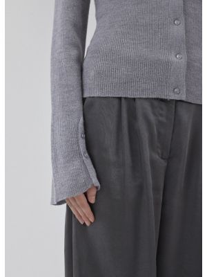Modström hiroki cardigan grey melange