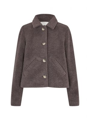 Modstrom justymd short jacket seal brown