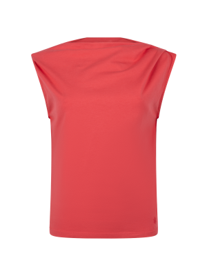 Aaiko Nola co top hibiscus red
