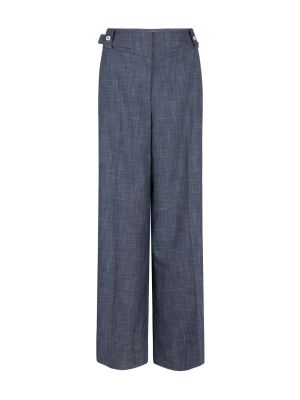Aaiko nore buttons denim vis trousers nightblue