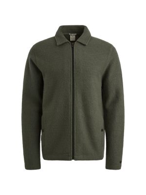 Cast Iron Zip jacket boiled wool Kambaba