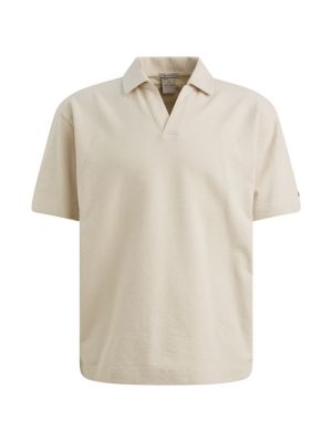 Cast Iron Short sleeve polo relaxed fit stru Silve