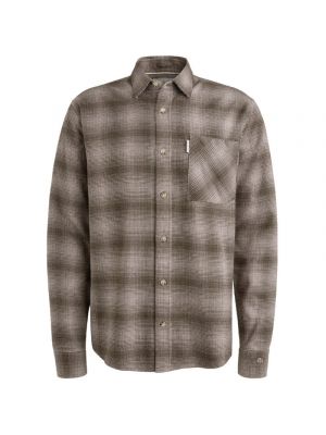 Cast Iron LONG SLEEVE SHIRT Mouline Check Toadstoo