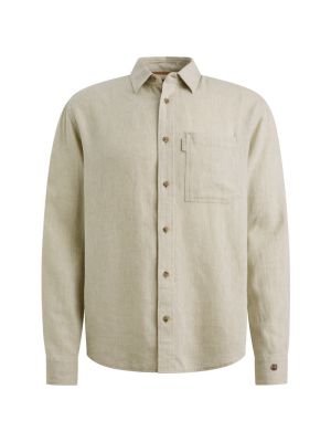 Cast Iron Long sleeve shirt Cotton linen yar Tea