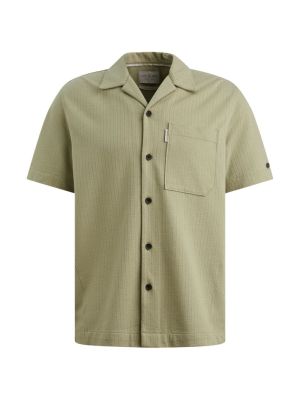 Cast Iron Short Sleeve Shirt Tech Structure Tea