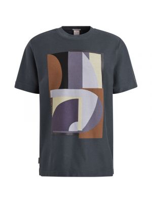 Cast Iron crewneck regular fit twill jersey blue