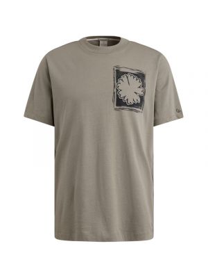 Cast iron ss r-neck single jersey elephant skin