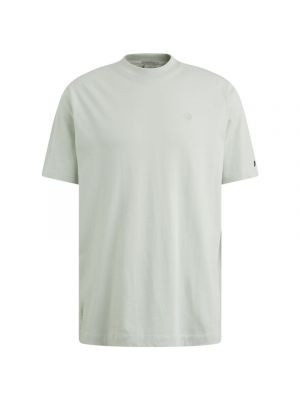 Cast iron ss r-neck rf single jersey sky gray