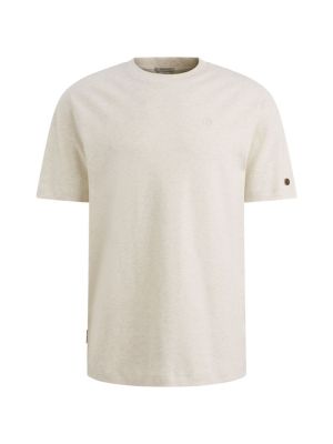 Cast Iron Short sleeve r-neck regular fit in Bone 
