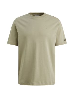 Cast Iron Short sleeve r-neck regular fit in Tea