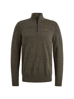 PME-Legend Half zip collar cotton mouline (or Dusk