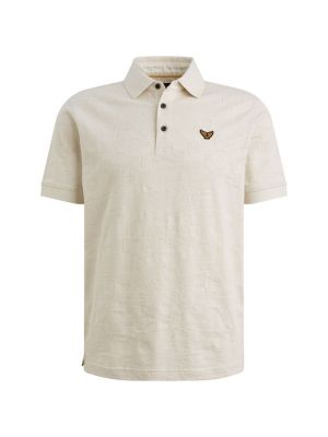 PME-Legend Short sleeve polo jacquard jersey Bone 