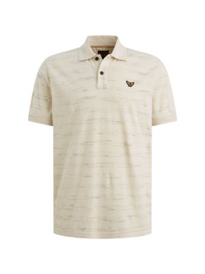 PME-Legend Short sleeve polo injected popcorn Bone