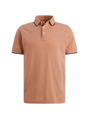 PME-Legend Short sleeve polo stretch pique Rose Da