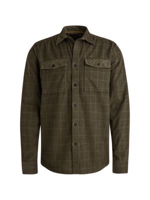 PME-Legend LONG SLEEVE SHIRT Fine Corduroy Beluga