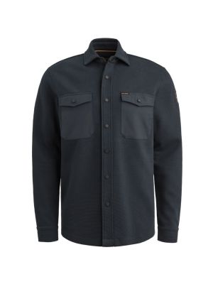 PME-Legend LONG SLEEVE SHIRT Waffle Jersey Carbon