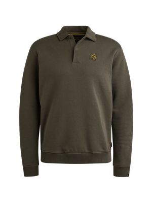 PME-Legend Half button collar 3t cross fleece Belu