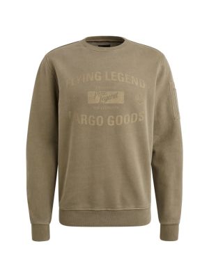 PME-Legend Crewneck peach fleece gd Dusky Green