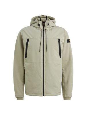 PME-Legend Zip jacket terry nylon mix Desert Sage