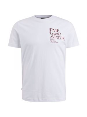 PME legend r-neck single jersey bright white