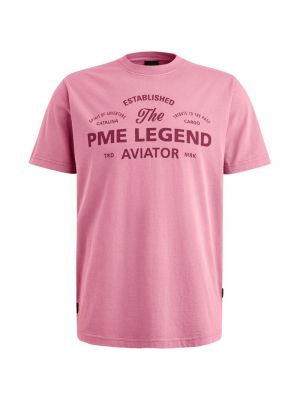 Pme legend ss r-neck single jersey moonlight mauve