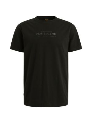 PME-Legend Short sleeve r-neck cotton elastan Blac