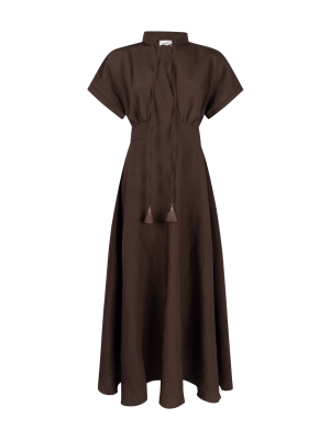 Aaiko Serra mod dress bitter chocolate