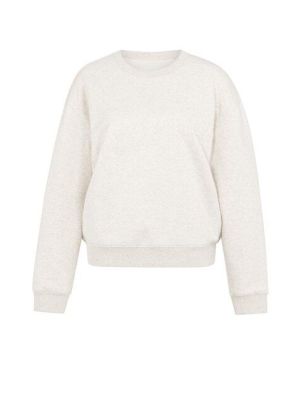YAYA Sweater met opgestikte tekst heather grey mel