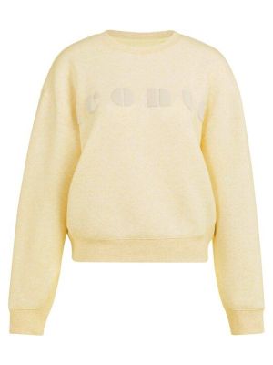 YAYA Sweater met artwork reed yellow melange
