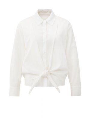 YAYA Gelaagde blouse met knoop off white