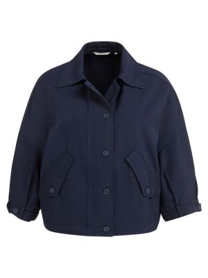 YAYA Blousejack met klepzakken navy blazer blue
