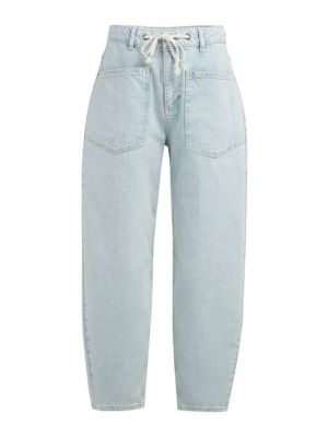 YAYA Colored worker denim w. cord light denim