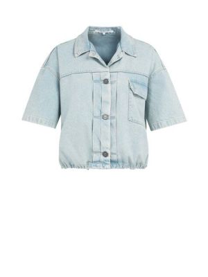 YAYA Colored worker denim jacket light denim
