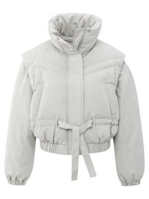 YAYA Oversized jas met afritsmouwen cloud grey