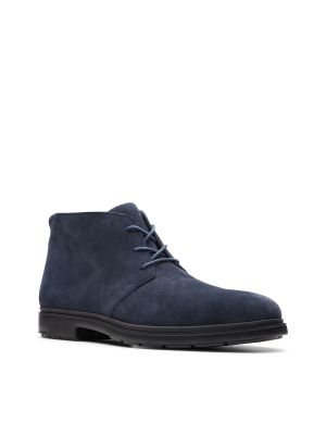 Clarks Un Tailer Mid Navy Suede