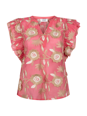 Aaiko Yaella 3d top hibiscus red