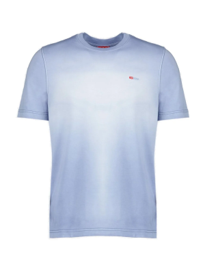 Diesel t-adjust-r15 t-shirt licht blauw