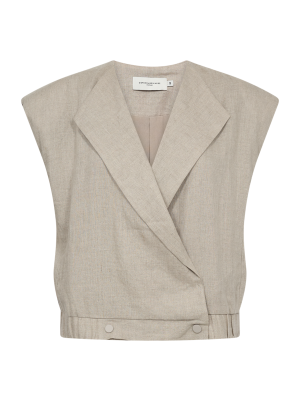 Copenhagen Muse CMnatuli waistcoat linen short oys