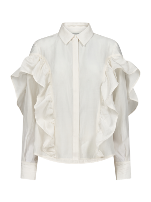 Copenhagen Muse cmmolly shirt w frill jet stream